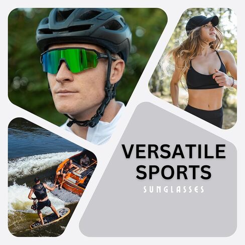 ShadyVEU Full & Half Frame AEPEX AERROW Sports UV400 Anti Glare TR90 Hydrophobic Mirrored Lens Mens Womens Sunglasses in Saudi Arabia