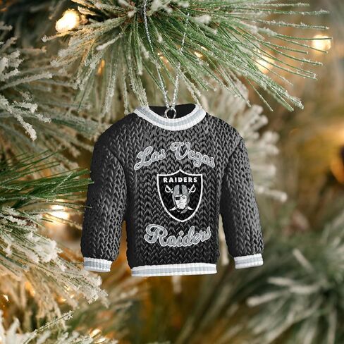 FOCO - NFL Football Holiday Sweater Resin Xmas Christmas Tree Hanging Ornament (Green Bay Packers - Jordan Love) in Saudi Arabia