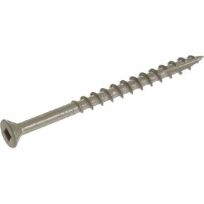 Hillman 48263 Green Painted Square Drive Deck Screw, 8 X 1-1/4-Inch, 500 Pack