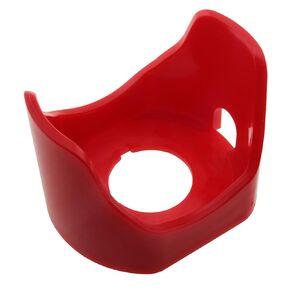 E-outstanding Red 22mm Plastic Two Feet Push Switch Button Protective Cover