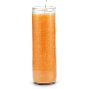 7 Day Plain Orange Candle Spiritual Healing Spell-Casting Witchcraft Wishing Manifestation Magical Positive Energy Protection Blessing Ritual Wish Candles