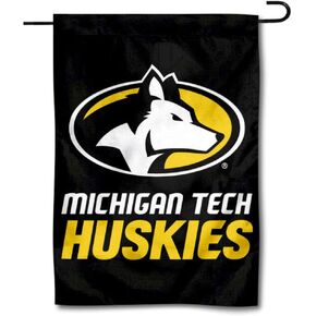 College Flags & Banners Co. Michigan Tech Huskies Garden Flag