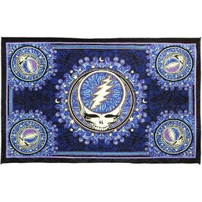 Sunshine Joy Grateful Dead Steal Your Face Mini Tapestry Dan Morris Wall Art Poster Size 30x45 Inches