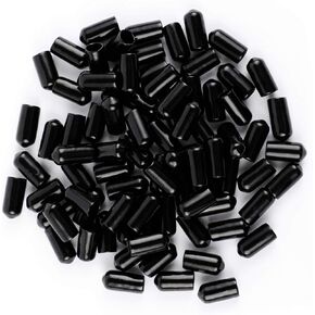 100 Pcs Rubber Bottle Pourer Caps Pourers Dust Covers Bottle Pourers Dust Caps Olive Oil Liquor Bottle Pour Spout Cover Rubber Caps Liquor Dispenser Spout Caps (Not Include the Spout)