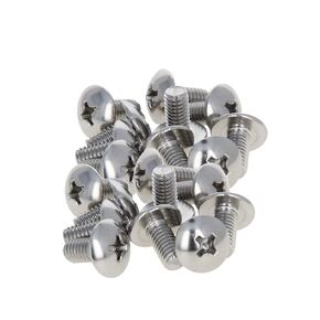 MroMax M6 x 12mm Machine Screws Phillips Cross Truss Head Screw 304 Stainless Steel Fasteners Bolts 10pcs