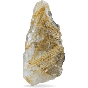 Starborn Rutilated Quartz Rough Healing Crystal - Small, 1 Piece