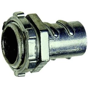 Sigma Engineered Solutions ProConnex GC-38 Flex Screw-in Connector Conduit Fitting, 3/8-Inch, Gray, 50 Pack