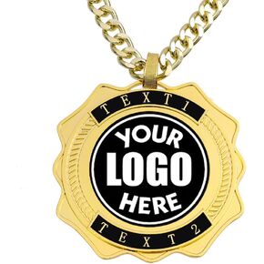 MVP Medal Chain Award Gift Metal MVP Champion Medal Chain Award Winner Prize Trophy Pendant Necklace for Winner Kids Adults Player Team Football Soccer Baseball Basketball Softball