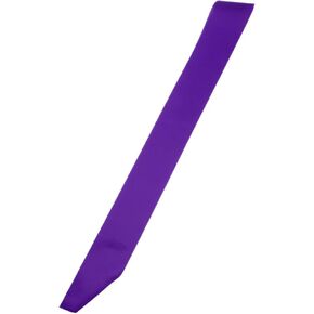 PATIKIL 63"x4" Blank Satin Sash, DIY Plain Sash Prom Queen Sashes Party Accessory for Graduate Party Wedding Banquet Halloween Decorations, Purple