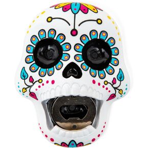 BigMouth Inc Wall Mount Bottle Opener, Funny and Practical Beer Opener, Great for Home Bars, Patios, and Man Caves, Unique Gift for Beer Lovers - Sugar Skull