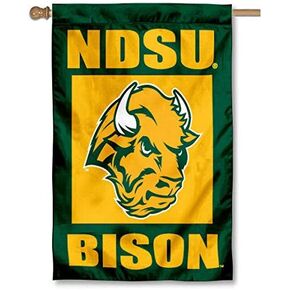 College Flags & Banners Co. North Dakota State Bison Double Sided House Flag