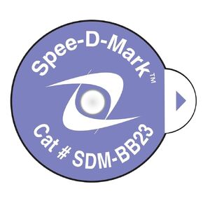 SDM-BB23 Spee-D-Mark Nipple Radiopaque Digital Mammography Skin Marker, 2.3 mm Size, Pack of 100