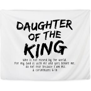 LUVADIAN Christian Tapestry - Be Still and Know That I am God Christian Tapestry Wall Hanging for Bedroom Living Room, Christian Home Decor, Christian Wall Blanket Decor, 50x60 Inches