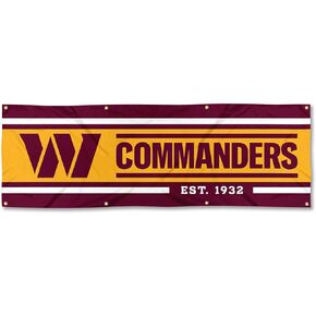 WinCraft Washington Commanders Large 2x6 Foot Banner
