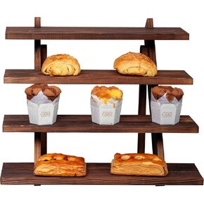 Wooden Cupcake Stand for 24 Cupcakes, Rustic Cupcake Stand, Cupcake Display Stand, Tiered Display Stand, Vendor Booth Display Items, Display Stands for Vendor Events, Wooden Risers for Table Display