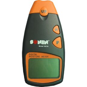 Sonin Digital Moisture Meter 50218 - Accurate Leak Detector & Moisture Meter for Walls, Sheetrock, & Carpets - LCD Display, Date Hold Function & Protective Pouch in Saudi Arabia