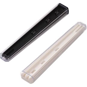 Anti-Tangle 2 Pcs Travel Necklace Acrylic Mini Portable Storage Holder,Pendant Small Chain Box Container Display Case