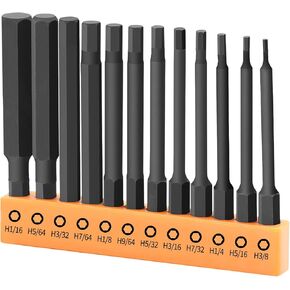 80 Pcs Screwdriver Bit Set Magnetic Bits Set Included Storage Case and 1/4" Hex Shank Bit Holder