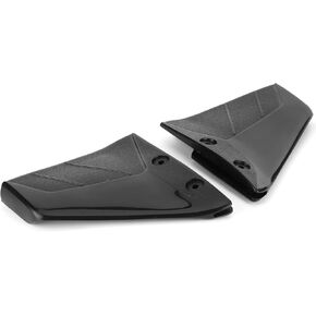 Outboard Hydrofoil, Pair of Fin Hydrofoil Stabilizer for 4‑50HP Marine Outboard Motor and Drives, ABS Boat Hydrofoil with Bolt Nut, Black