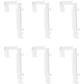 6pcs 36mm Clamp Holder Clamping Support Bracket Roller Blind Clamp Supports No Drilling Window Clamp Support Bracket Replacement Part for Frames from 1.6-2.5cm