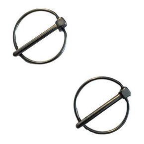 US STAINLESS Stainless Steel 316 Linch Pin Ring Catch 4.4mm or 11/64" Marine Grade 2 Pieces