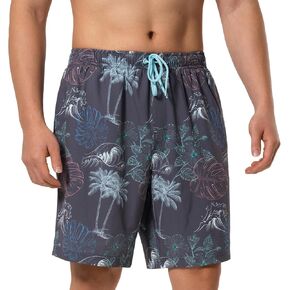 Mens Swim Trunks Quick-Dry 4-Way Stretch w/Ultra Soft Jersey Lining Premium Eco-Friendly Material UPF 50+