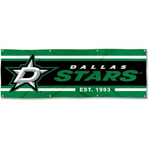 WinCraft Dallas Stars Large 2x6 Foot Banner