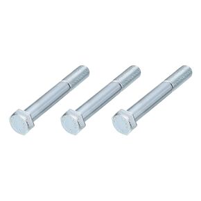 METALLIXITY Hex Bolts (M12-1.25x90mm) 3Pcs, Carbon Steel Zinc Plated Partially Threaded, Hex Head Screw Bolt - for Furniture Repair