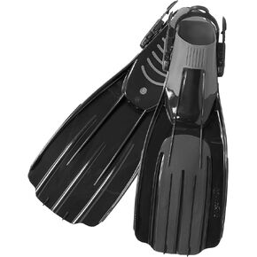 Multy Diving Fins - Adjustable Quick-Release Heel Straps - Scuba Fins, Snorkel Fins, Scuba and Snorkeling Gear for Adults