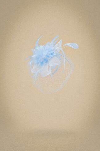 قبعات BABEYOND Fascinators للنساء - قبعة Kentucky Fascinator Derby لحفلات الشاي والريش والزهور الشبكية وعصابة رأس in Saudi Arabia
