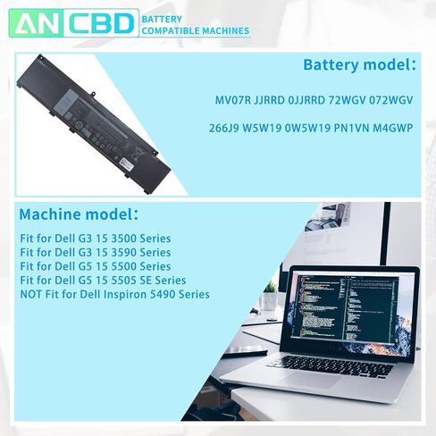 357F9 استبدال بطارية الكمبيوتر المحمول لديل انسبايرون 15 5000 7000 سلسلة 5576 5577 7557 7559 7566 7567 سلسلة 0357F9 0357F9 0GFJ6 00GFJ6 071FJ4 71JF4 P65F P65F001 P57F P57F003 6Cell 1.1 فولت/74 وات في الساعة in Saudi Arabia