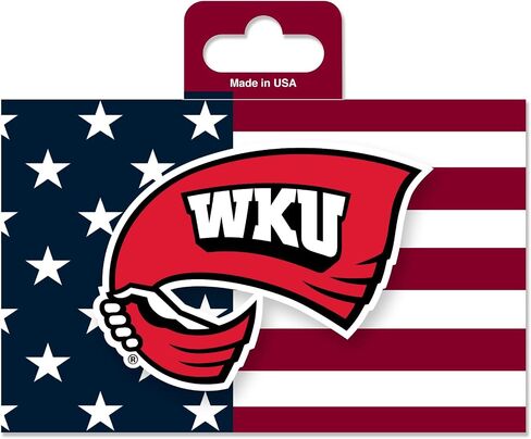 ملصق من الفينيل مقطوع بالقالب مقاس 5 بوصات × 7 بوصات من Rico Industries NCAA BYU Cougars Patriotic - ملحقات السيارة/الشاحنة/المنزل in Saudi Arabia