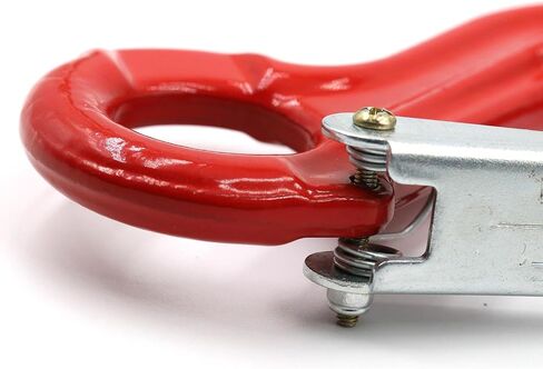2-Pack G80 Eye Hooks with Self-Lock Latch, 2400lbs WLL (9600 lbs Breaking Force) - Heavy Duty Slip Hooks 1.12T for Hoisting, Rigging, Towing, and Trailer Transport in Saudi Arabia
