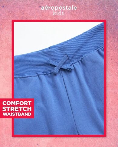 AEROPOSTALE Girls' Sweatsuit Set - 2 Piece Fleece Pullover Hoodie Sweatshirt, Jogger Sweatpants - Track Suit for Girls (7-16) in Saudi Arabia