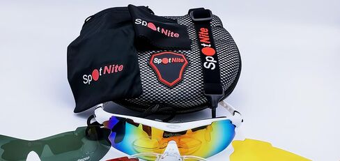 Polarized Sports Sunglasses for Men Women,Driving Fishing Cycling Mountain Bike Sunglasses UV400 Protection Multi Color Lenses 5 Lens Included Patented Techonolgy in Saudi Arabia