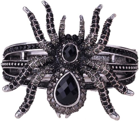 أساور العنكبوت للنساء، أساور الهالوين تناسب محيط المعصم من 6.5 إلى 7.5 بوصة، مجوهرات أزياء الهالوين in Kuwait