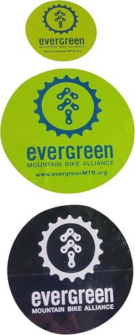 ملصقات Evergreen Mountain Bike Alliance (عبوة من 3 قطع) in Kuwait