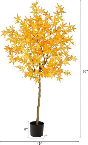 Nearly Natural 5ft. Autumn Maple Artificial Fall Tree in Saudi Arabia