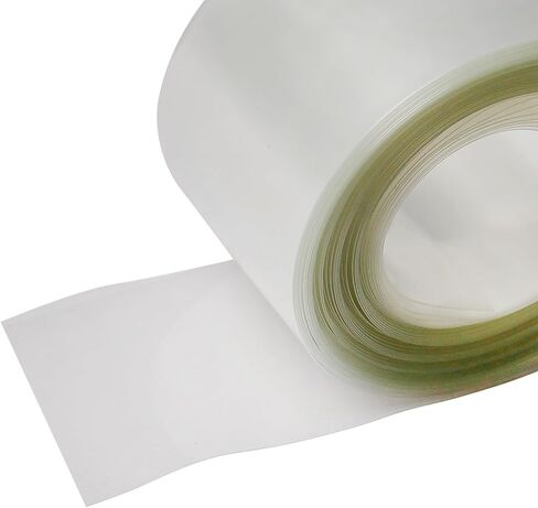 Othmro 32.8Ft Battery Heat Shrink Tubing Kit 1.97inch Flattening Width Insulation PVC Heat Shrink Tubes Shrink Wrap Tubings Industrial Tubings for 18650 Double Section Power Supply Transparent in Saudi Arabia