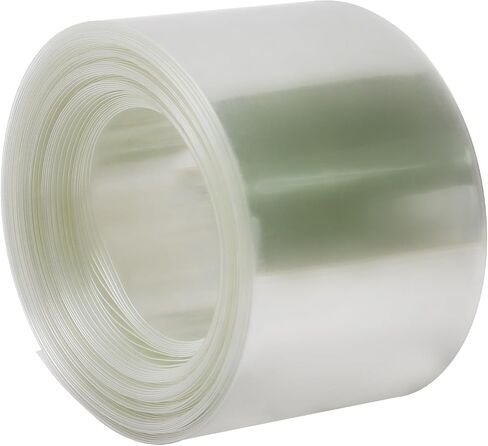 Othmro 32.8Ft Battery Heat Shrink Tubing Kit 1.97inch Flattening Width Insulation PVC Heat Shrink Tubes Shrink Wrap Tubings Industrial Tubings for 18650 Double Section Power Supply Transparent in Saudi Arabia