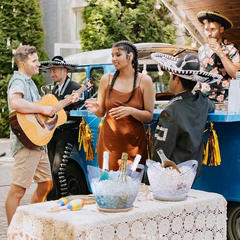 3 قطع دلو ثلج - دلو شمبانيا أكريليك شفاف من الفئة الغذائية سعة 4 لتر مع مقابض سهلة الحمل، يناسب زجاجتين نبيذ أو 5 زجاجات بيرة، مثالي للحفلات in Saudi Arabia