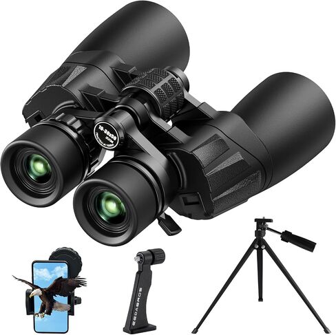 Binocular Tripod & Monopod Adapter/Heavy Binocular, Camera, & Scope Holder/Versatile, Stable 1/4" Threaded Mount/Great for Stargazing & Hunting in Saudi Arabia