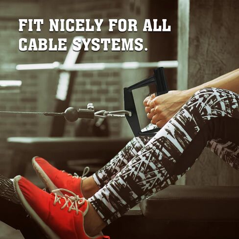 A2ZCARE LAT Pull Down Cable Machine Attachment - Cable Machine Accessories for Home Gym with Multi Option: V-Handle, D-Handle, V-Shaped Bar, Snap Hook, and Rotating Bar in Saudi Arabia