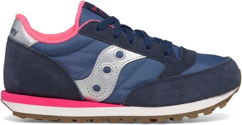 حذاء رياضي Saucony Jazz Original (الطفل الكبير الصغير)، رمادي/أزرق/برتقالي، 2 US للجنسين in Saudi Arabia