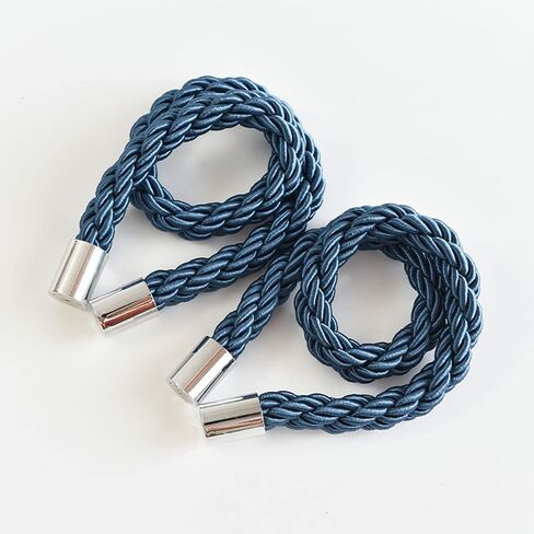 Strong Magnetic Curtain Tiebacks Modern Simple Style Drape Tie Backs Convenient Decorative Weave Rope Curtain Holdback for Home&Office Window Drapery (Beige) in Saudi Arabia