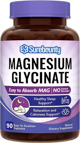 Magnesium Glycinate, for Kids & Adults, Chelated for Max Absorption, Gut-Friendly, Non-GMO, Calm, Relax & Restful Slumber, Easy to Swallow, 120 Mini Caps in Saudi Arabia