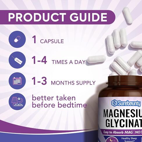 Magnesium Glycinate, for Kids & Adults, Chelated for Max Absorption, Gut-Friendly, Non-GMO, Calm, Relax & Restful Slumber, Easy to Swallow, 120 Mini Caps in Saudi Arabia