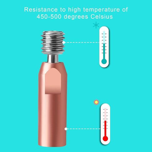 قطعتان من AIEX قطعتان من مادة معدنية ناعمة لكسر الحرارة، سبيكة تيتانيوم لكسر الحرارة ثنائية المعدن وحنجرة نحاسية لكسر الحرارة لطابعة Ender 3 V2 Ender 3 Pro CR10 ثلاثية الأبعاد Hotend in Kuwait