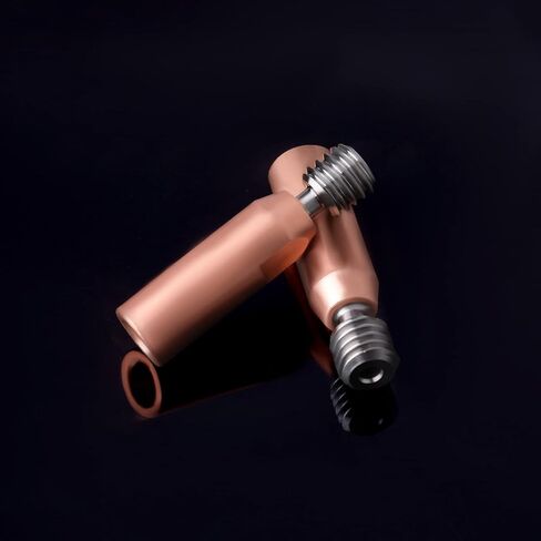 قطعتان من AIEX قطعتان من مادة معدنية ناعمة لكسر الحرارة، سبيكة تيتانيوم لكسر الحرارة ثنائية المعدن وحنجرة نحاسية لكسر الحرارة لطابعة Ender 3 V2 Ender 3 Pro CR10 ثلاثية الأبعاد Hotend in Kuwait