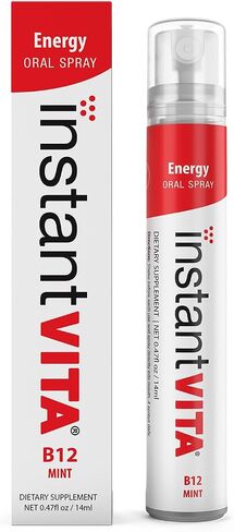 instantvita Energy Supplement – Vitamin B12 1000 mcg Oral Spray for Faster Absorption, 1-Month Supply, Mint Flavor, 0.47 Fl Oz in Saudi Arabia